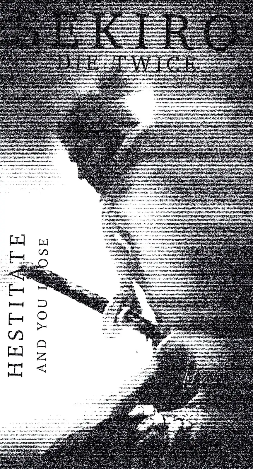 Sekiro Brutalism Poster Design